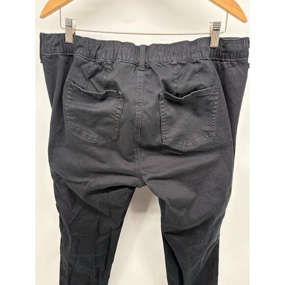 Torrid Black Chino Pant Plus Size 0X (XL) Elastic Waist in the Back Straight Leg - Picture 6 of 8